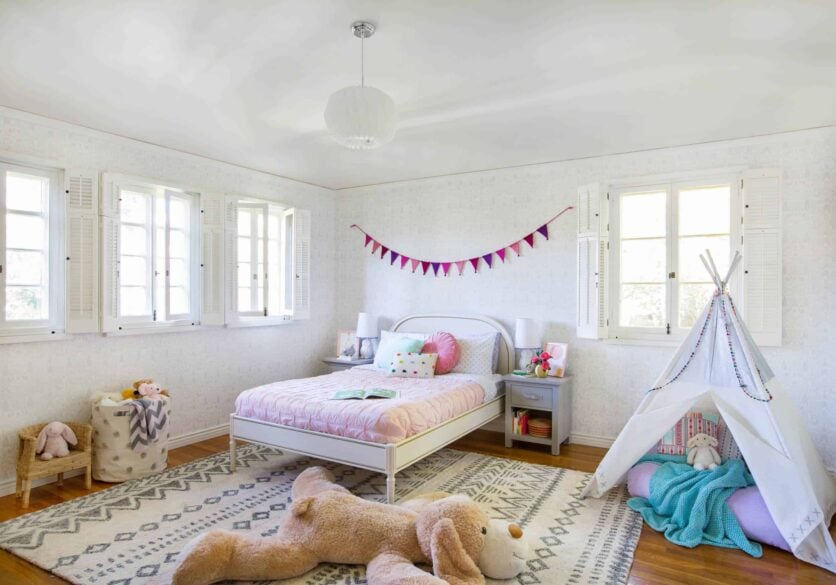 Emily Henderson_Full Design_Little Girls Room_Pink_Gray_Playful_Pics_3