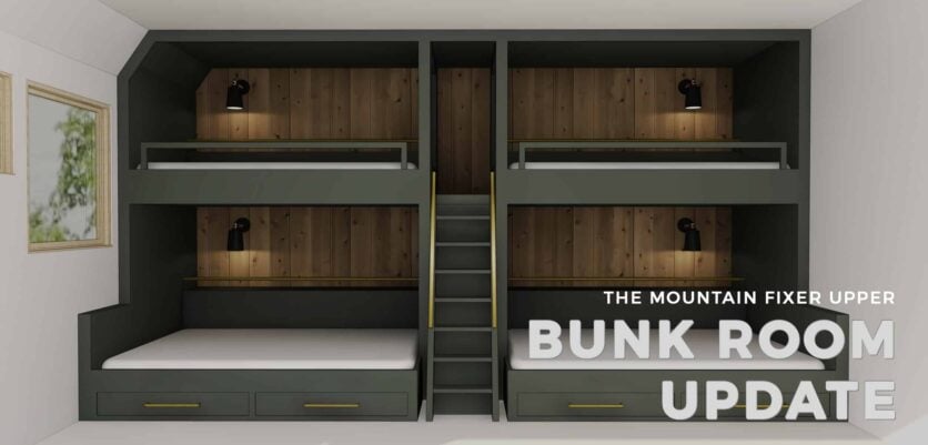 Emily Henderson Mountain Fixer Upper Second Level Kids Bunk Room Bunk Beds Opener With Copy