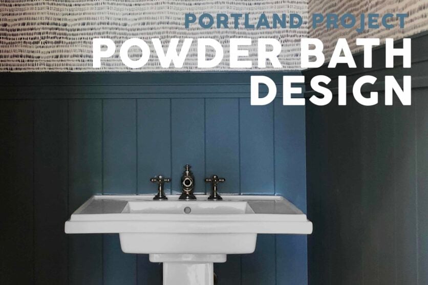 Emily Henderson Portland Traditional Powder Bath Update Opener New