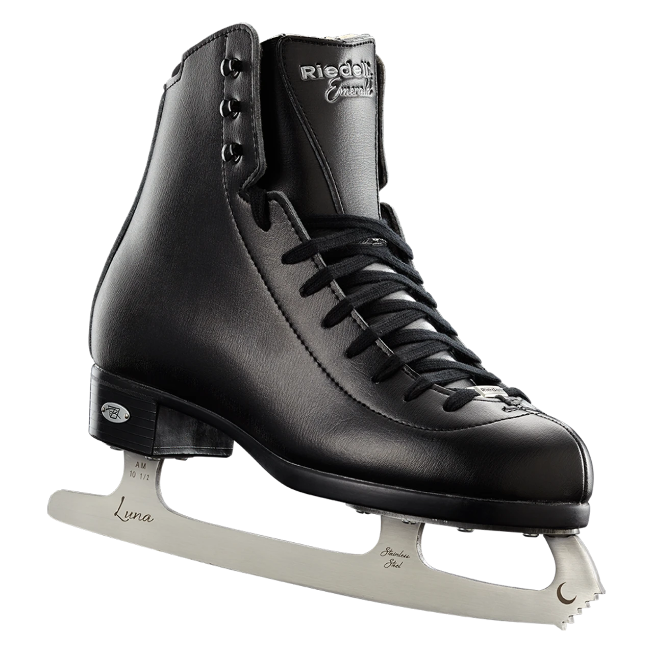 Riedell 19 Jr. Emerald Skate - Black 3 Riedell 19 Jr. Emerald Skate - Black