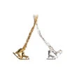 Jerry's 1203 Skate Jewelry Necklace -Swarovski Store 1203 Necklace Gold Silver 14687.1581967634