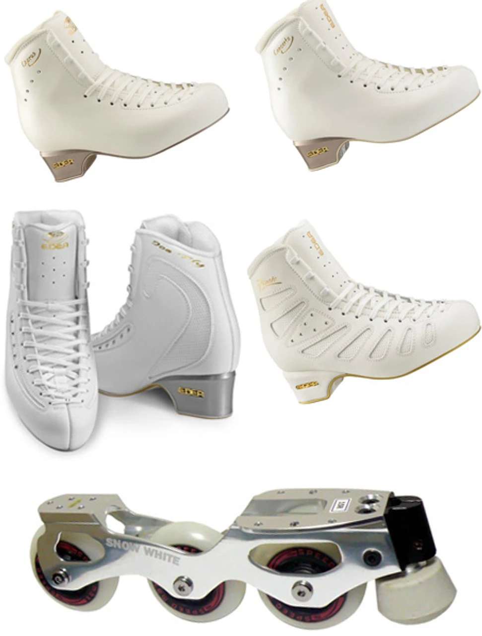 Edea Snow White Skate Package Sizes 225, 230, 265,270,275,280 3 Edea Snow White Skate Package Sizes 225, 230, 265,270,275,280